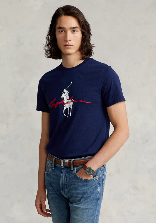 Premium Cotton T-Shirts (Navy) 3