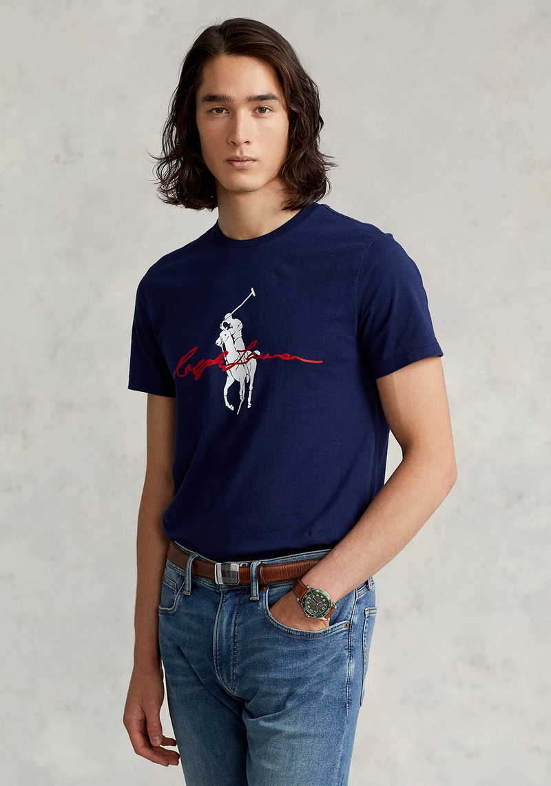 Premium Cotton T-Shirts (Navy) 3