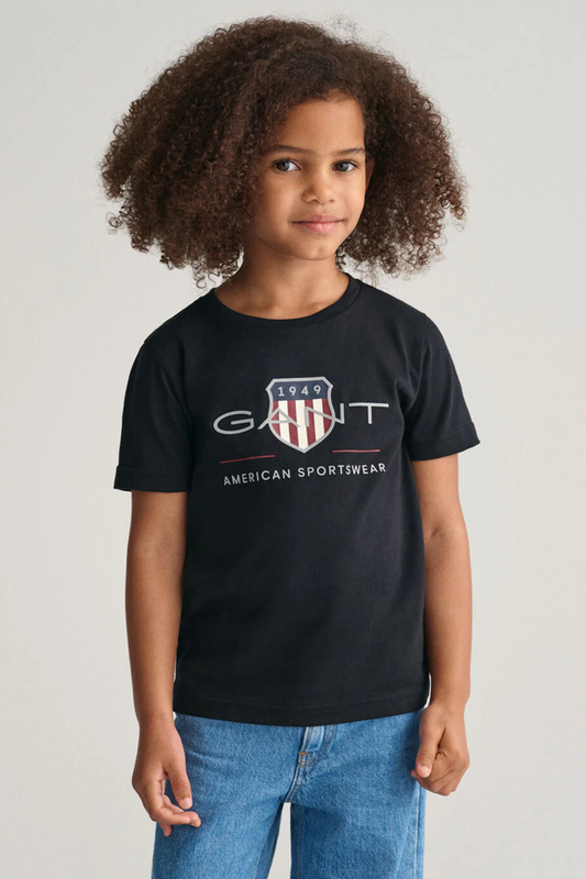 Kids Premium Cotton T-Shirt (Black) 22