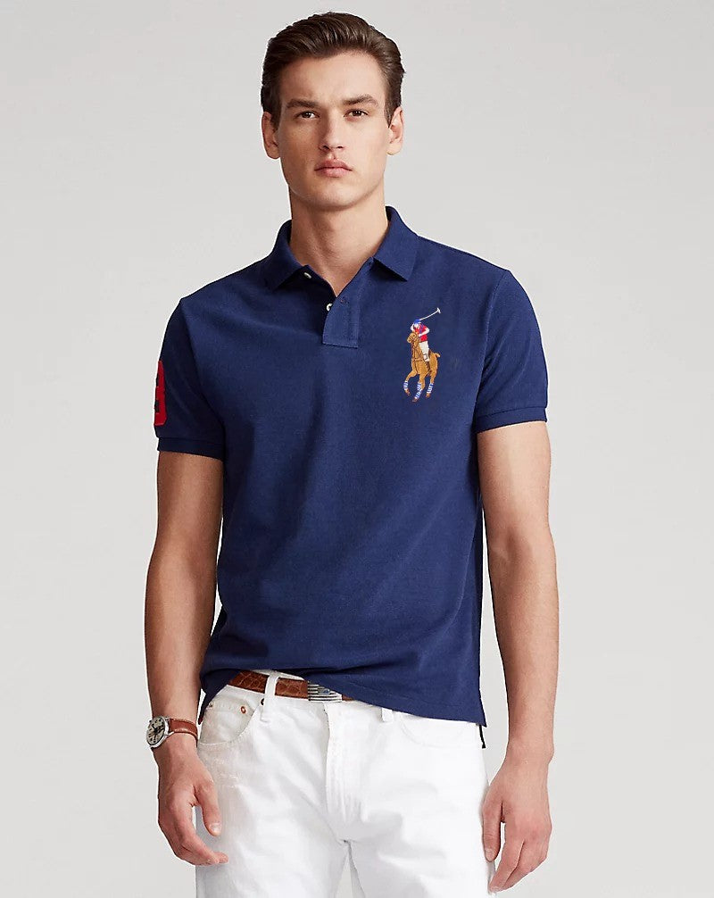 RL Premium Polo (Big Pony/Color) Navy Blue