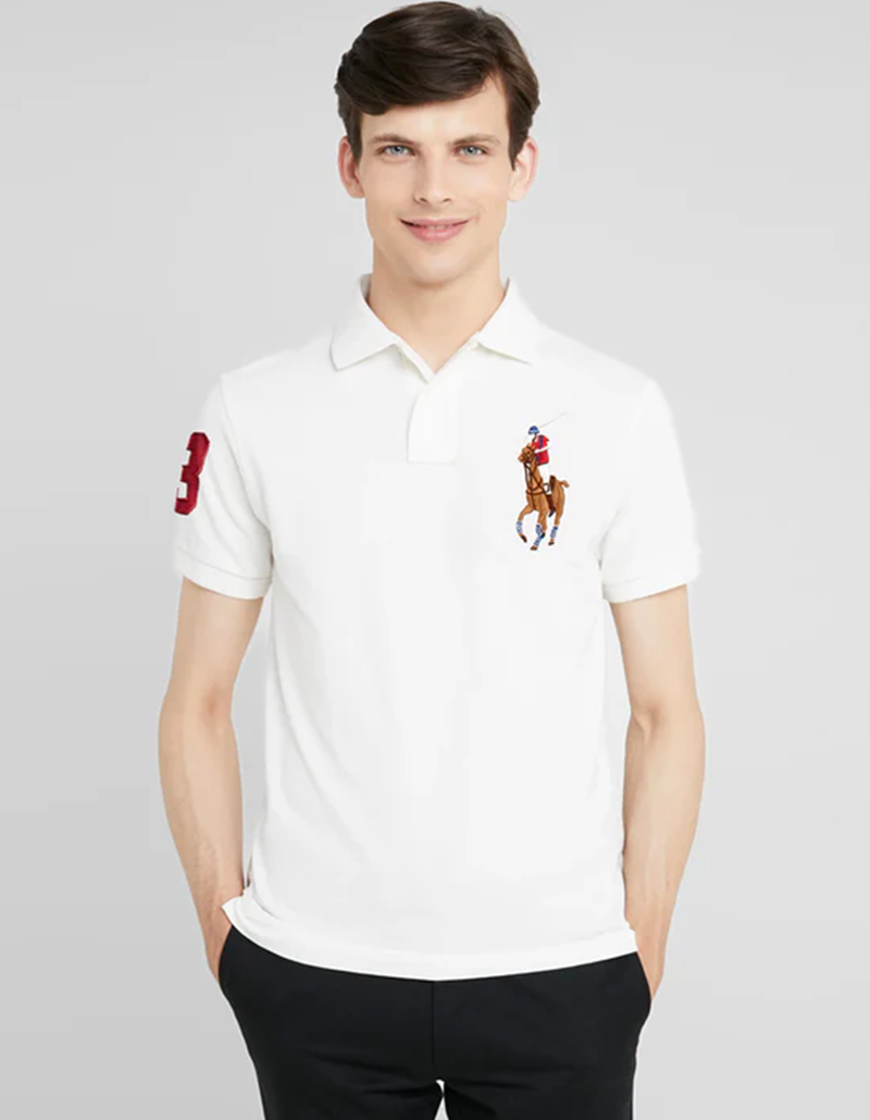 RL Premium Polo (Big Pony/Color) White