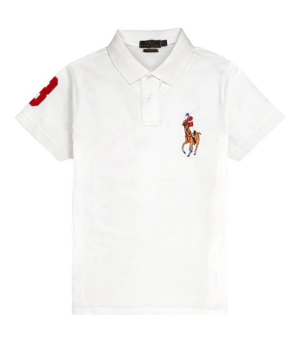 RL Premium Polo (Big Pony/Color) White