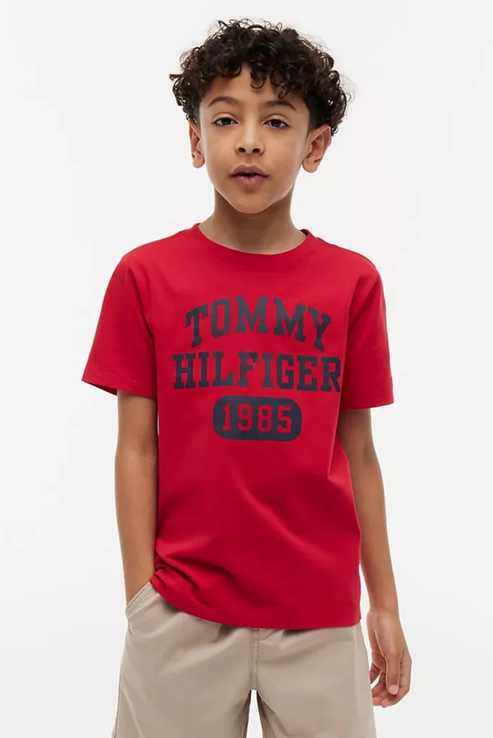 Kids Premium Cotton T-Shirt (Red) 39