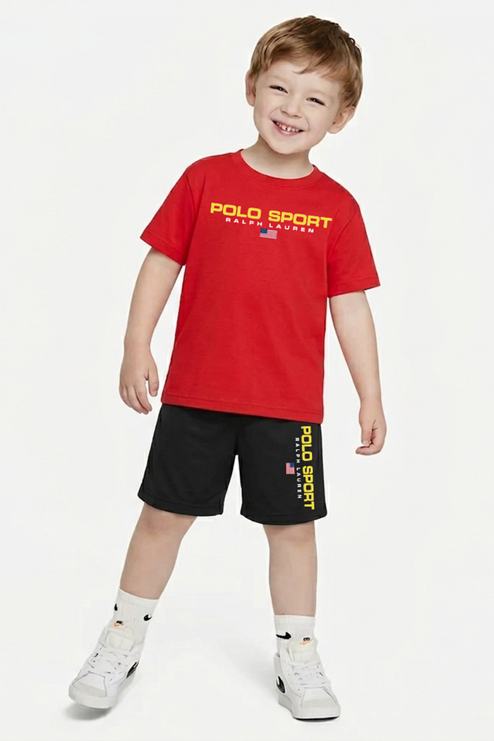 Premium Cotton Twin-Set  (Red & Black) 10