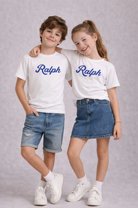 Kids Premium Cotton T-Shirt (White) 42