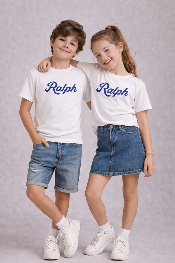 Kids Premium Cotton T-Shirt (White) 42