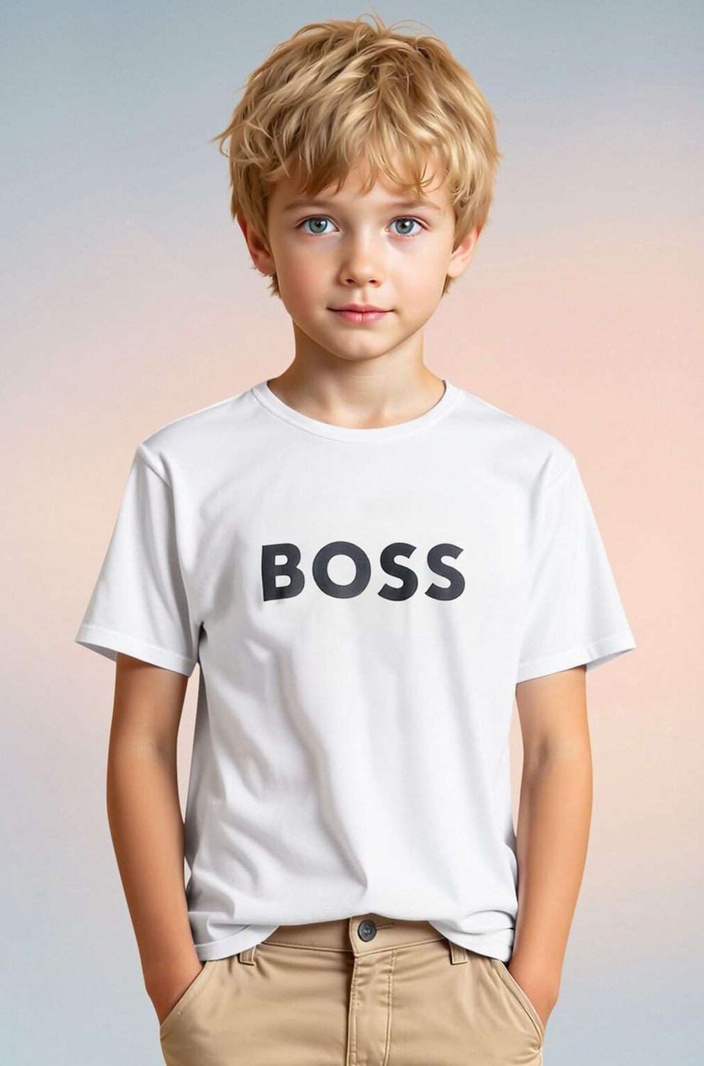 Kids Premium Cotton T-Shirt (White) 10