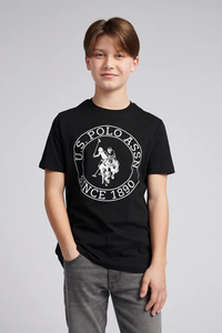 U.P Kids Premium Cotton T-Shirt (Black) 01