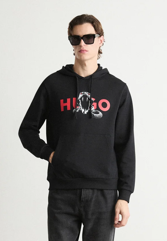 Premium Cotton Fleece Hoodie 4 (Black)