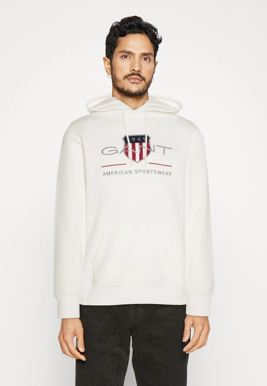 Premium Cotton Fleece Hoodie 2 (White)