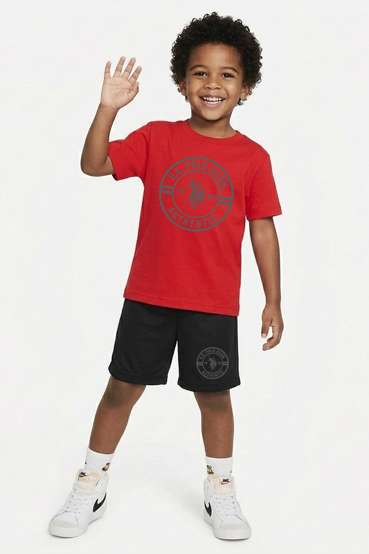 Premium Cotton Twin-Set  (Red & Black) 20