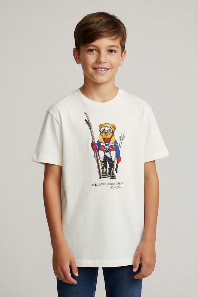 Kids Premium Cotton T-Shirt (White) 23