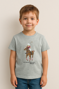 Kids Premium Cotton T-Shirt (H.Grey) 37