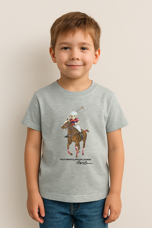 Kids Premium Cotton T-Shirt (H.Grey) 37