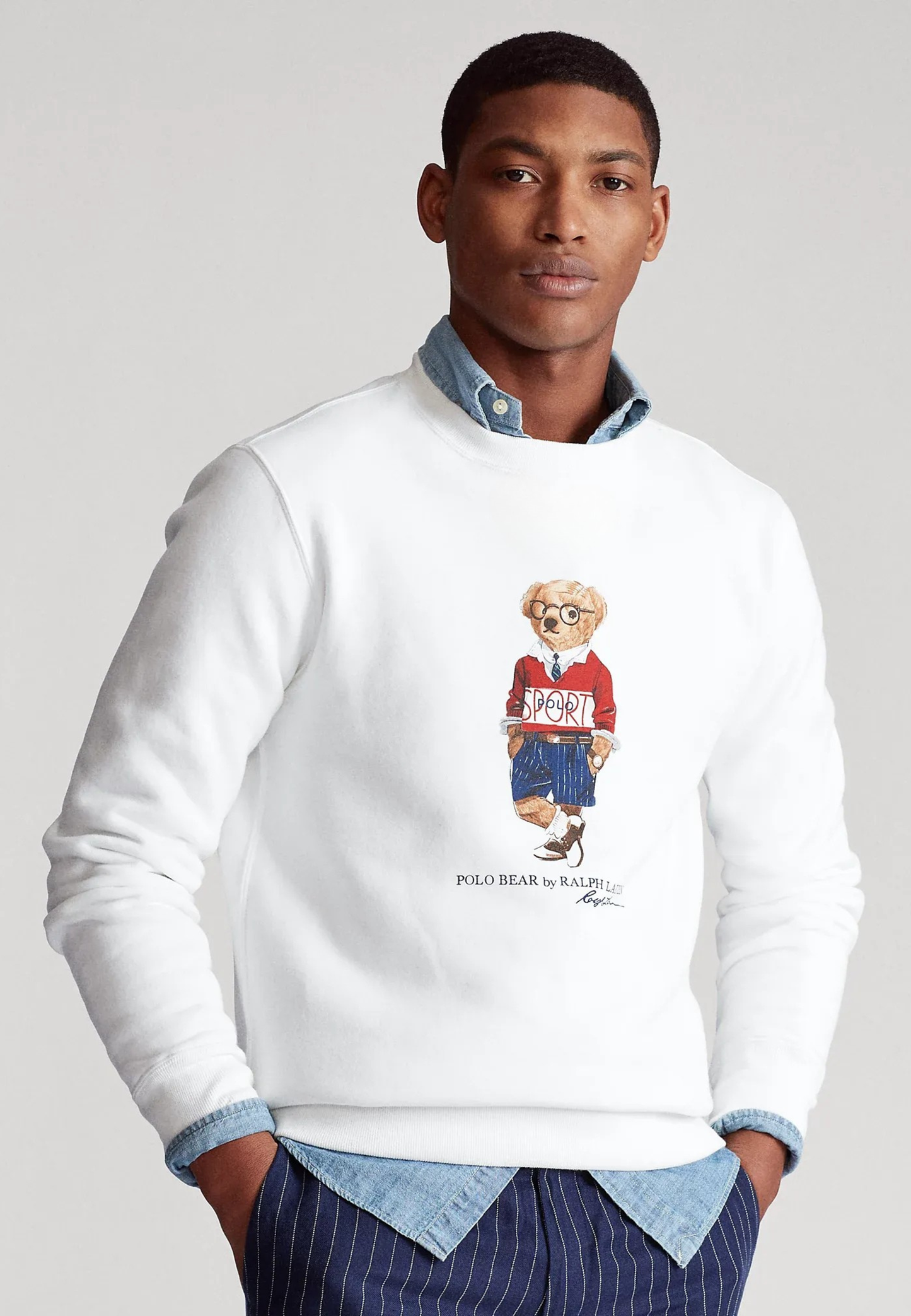 Premium Cotton Fleece Sweatshirts 2 (White)