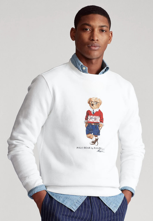 Premium Cotton Fleece Sweatshirts 2 (White)
