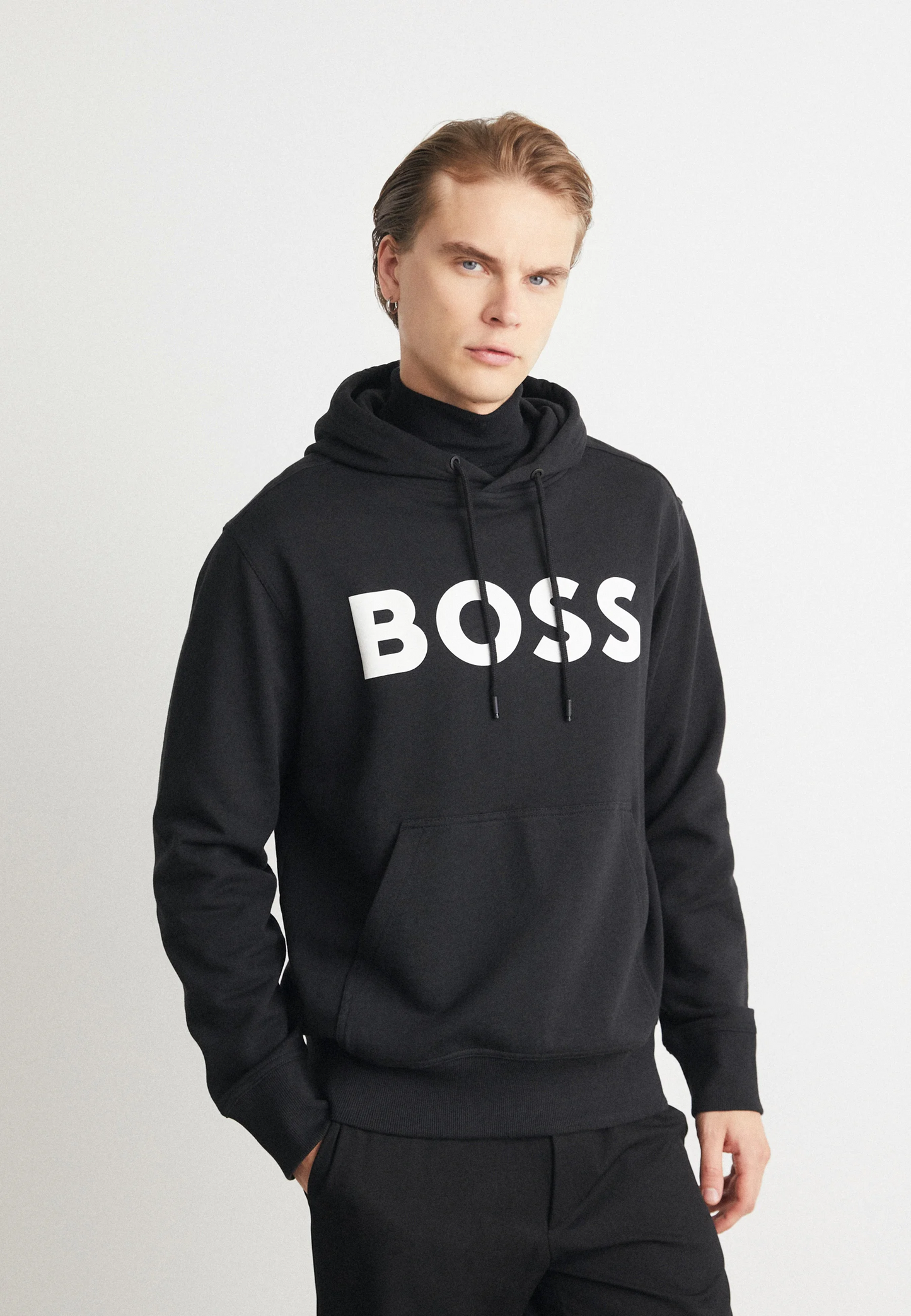 Premium Cotton Fleece Hoodie 7 (Black)