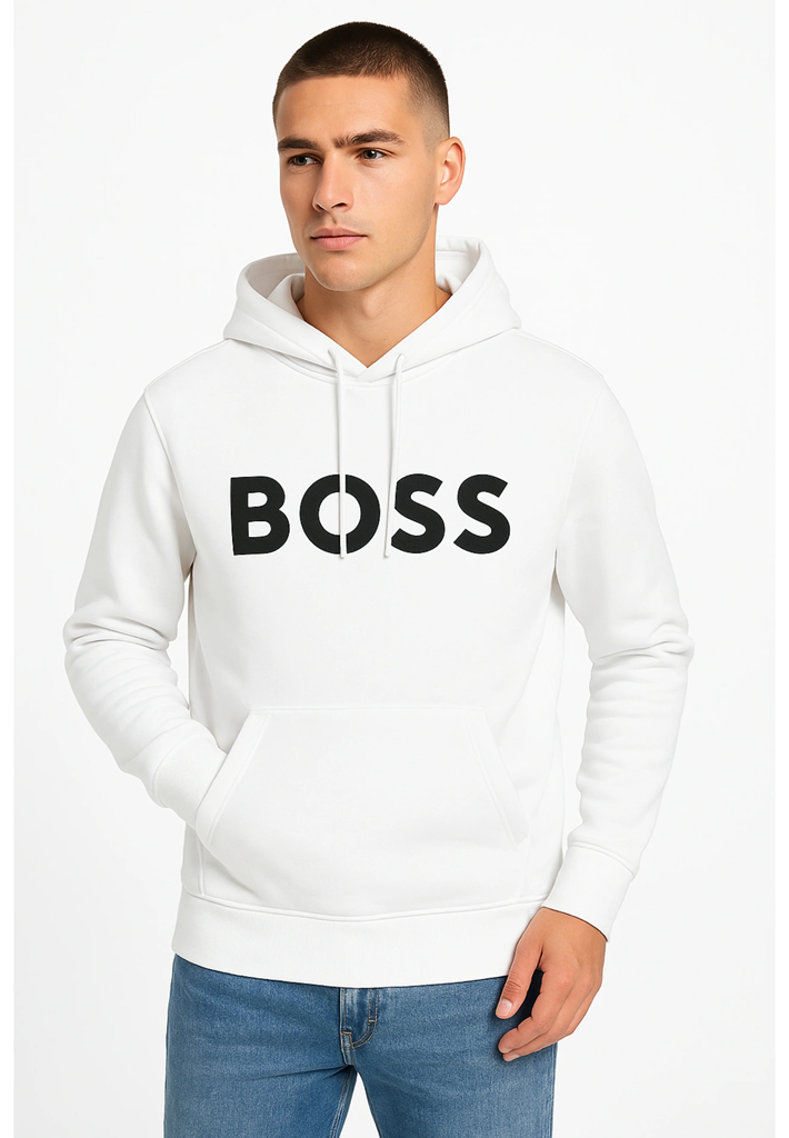 Premium Cotton Fleece Hoodie 7 (White)