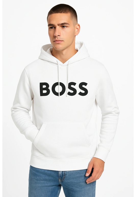 Premium Cotton Fleece Hoodie 7 (White)