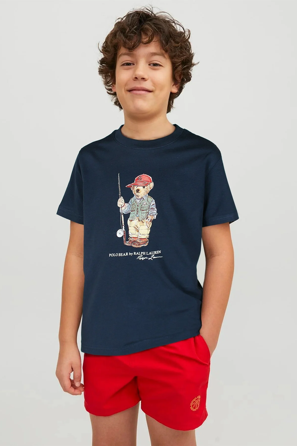 R.L Kids Premium Cotton T-Shirt (Navy) 03