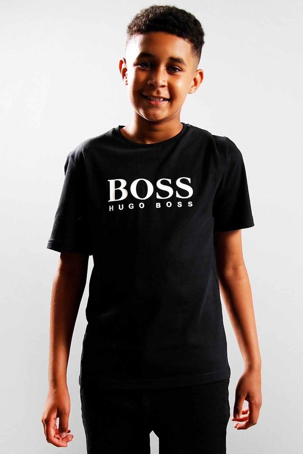 Kids Premium Cotton T-Shirt (Black) 13