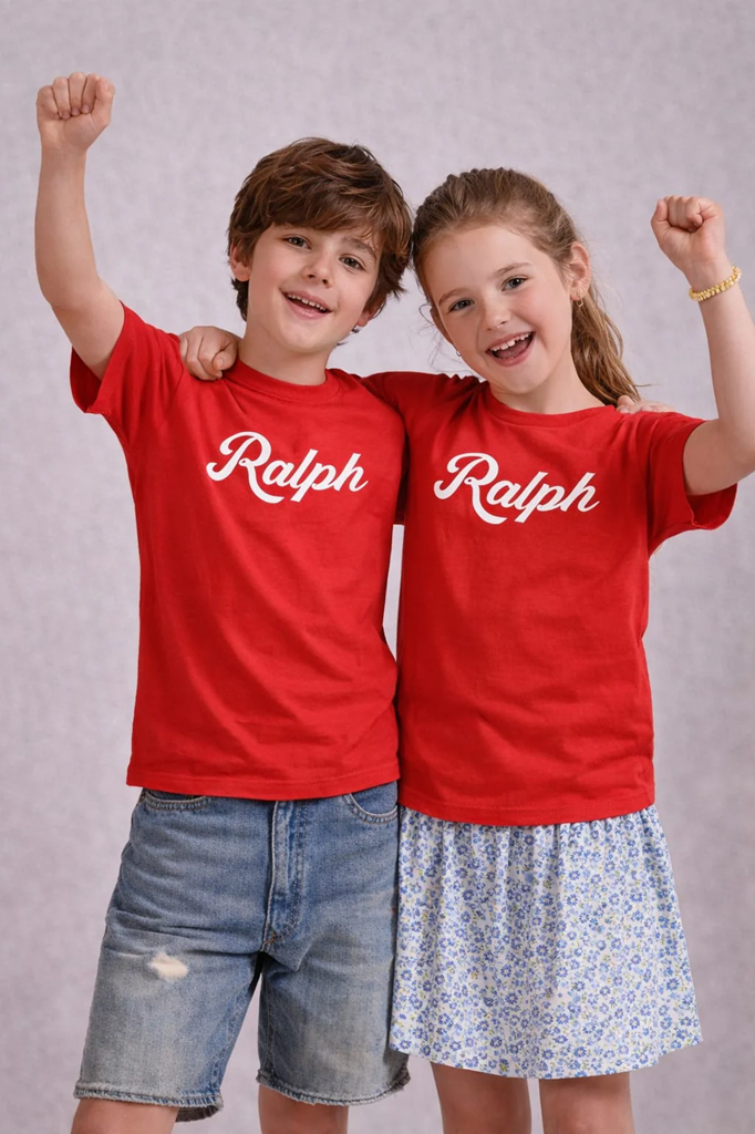 Kids Premium Cotton T-Shirt (Red) 42