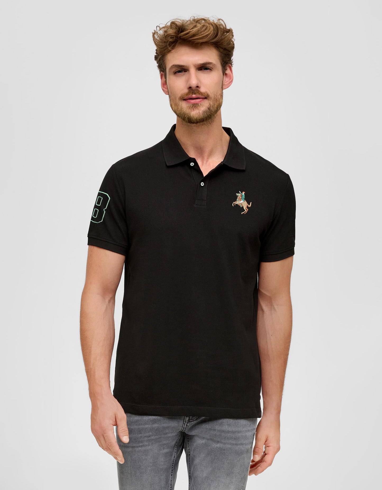 GRDNO Premium Polo Shirt (Black)