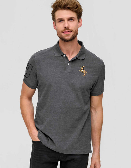 GRDNO Premium Polo Shirt (Charcoal Grey)