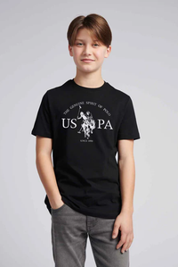 U.P Kids Premium Cotton T-Shirt (Black) 03