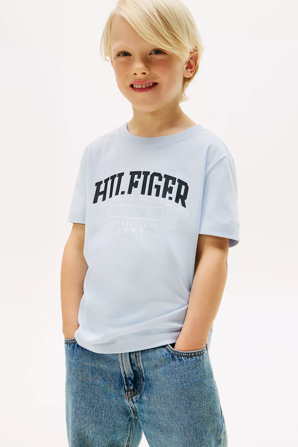 Kids Premium Cotton T-Shirt (Sky) 8