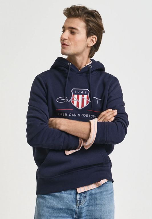 Premium Cotton Fleece Hoodie 2 (Navy)