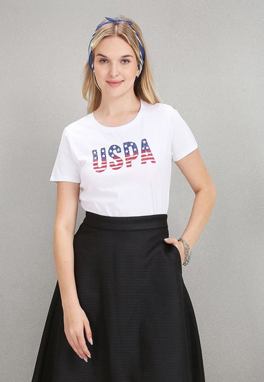 U.S Premium T-Shirt 02 -White (Women)