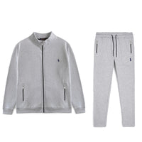 R.L Premium Small Pony Cotton Fleece Tracksuit  (H.Grey)