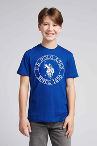 U.P Kids Premium Cotton T-Shirt (Royal Blue) 01