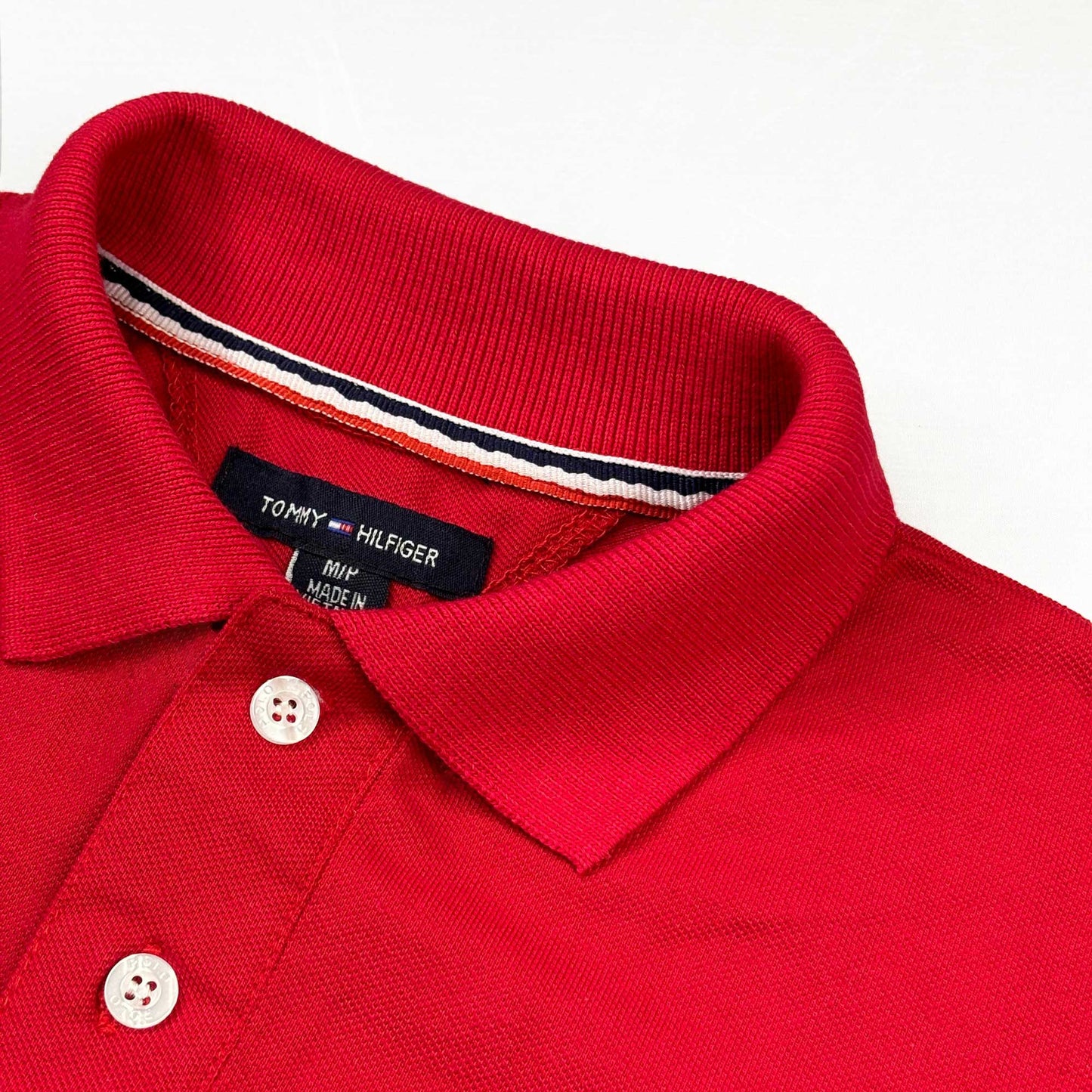 T.M.H Premium Polo Shirt With Panel (Red)