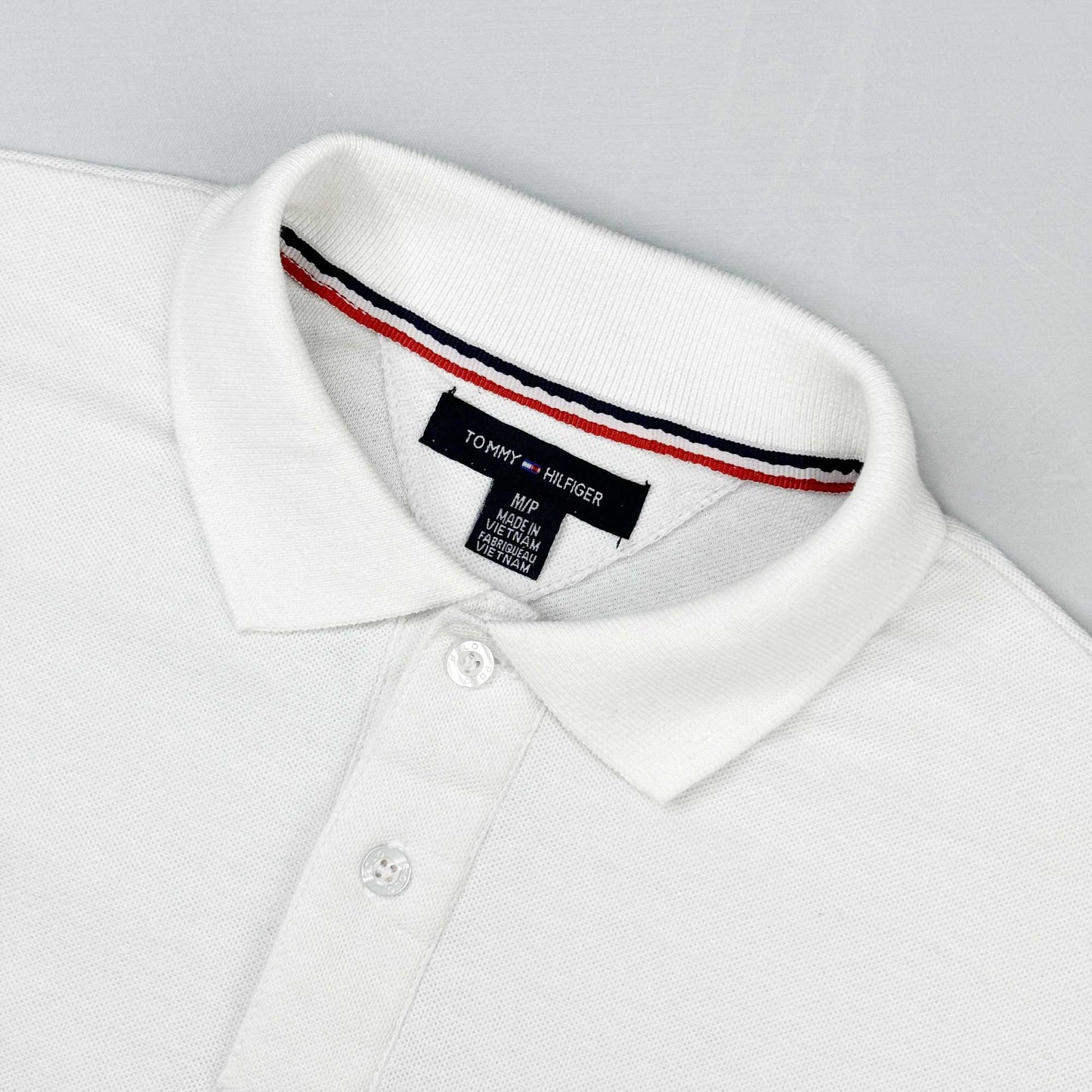 T.M.H Premium Polo Shirt With Panel (White)