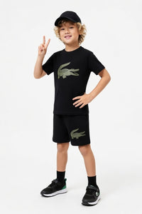 Premium Cotton Twin-Set  (Black) 04
