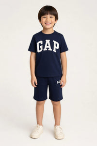 Premium Cotton Twin-Set  (Navy) 08