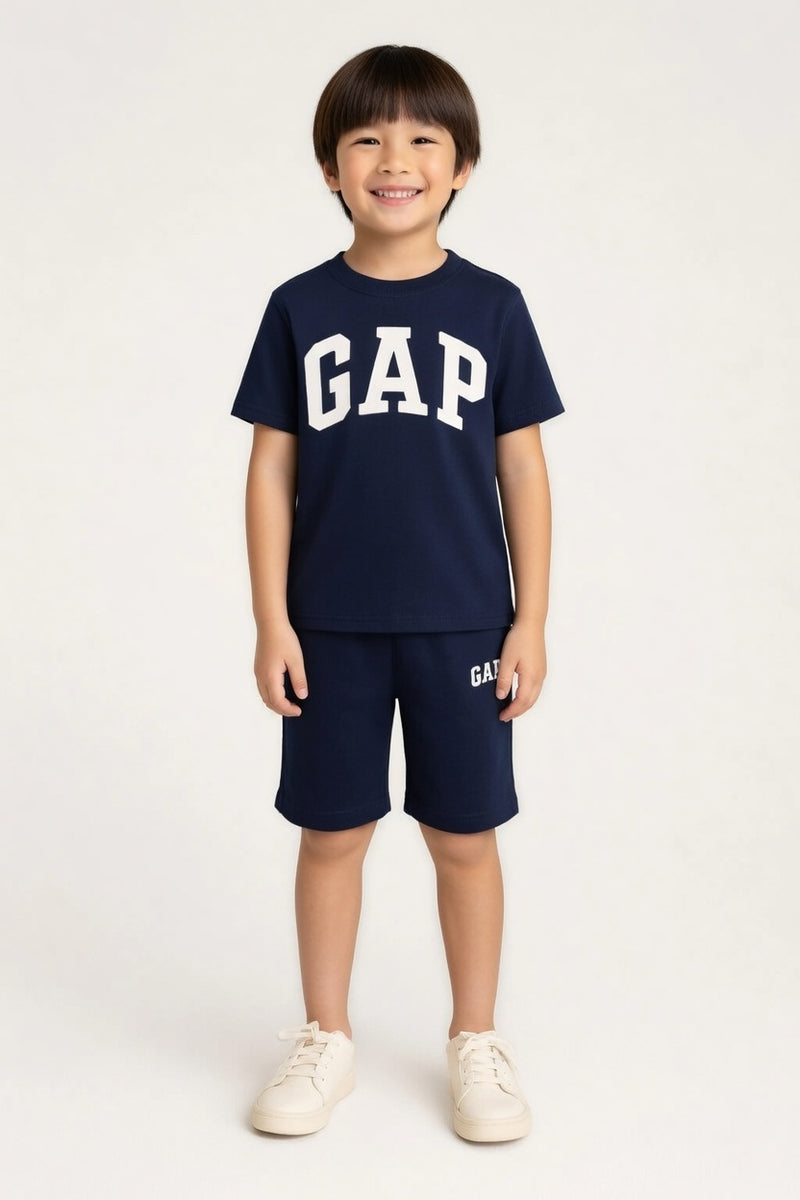 Premium Cotton Twin-Set  (Navy) 08