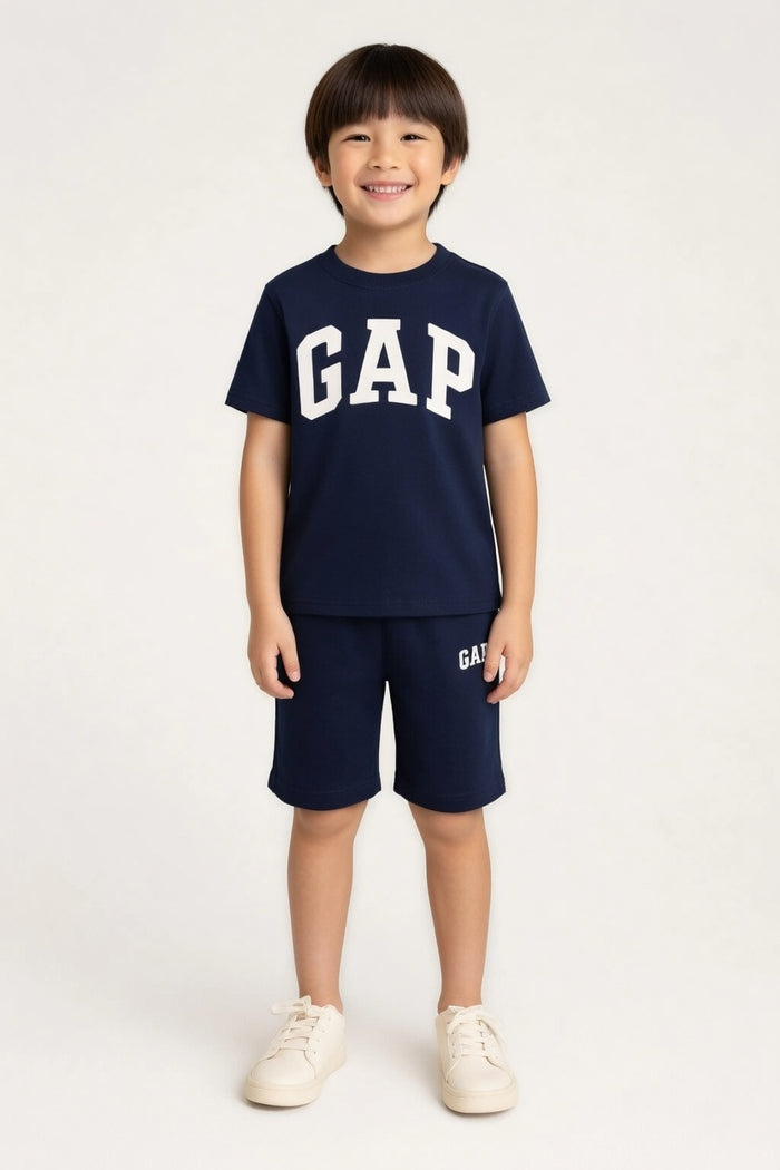 Premium Cotton Twin-Set  (Navy) 08