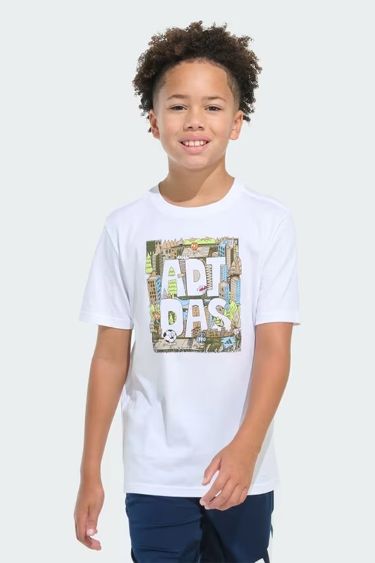 Kids Premium Cotton T-Shirt (White) 12