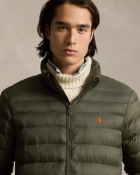 Rl Puffer Jacket Full Sleeves (Small Pony) Olive