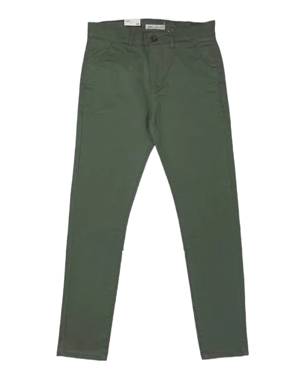 Z.R Premium Cotton Chino  (Olive)