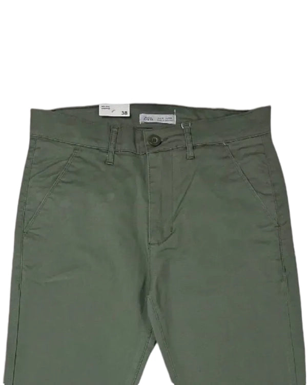 Z.R Premium Cotton Chino  (Olive)