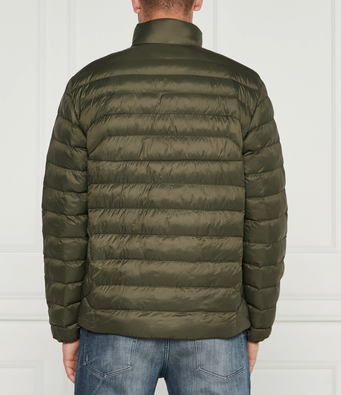 R.l Puffer Jacket Full Sleeves (Small Pony) Olive