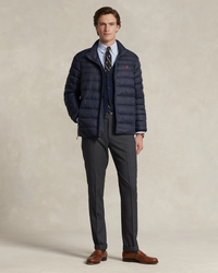 R.l Puffer Jacket Full Sleeves (Small Pony) Blue