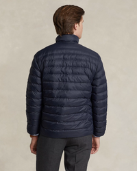R.l Puffer Jacket Full Sleeves (Small Pony) Blue