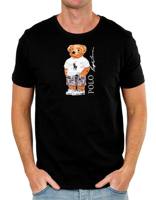 Rl Premium T-Shirt (Polo With Bear) Black