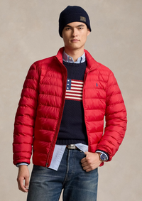 R.l Puffer Jacket Full Sleeves (Small Pony) (Red)