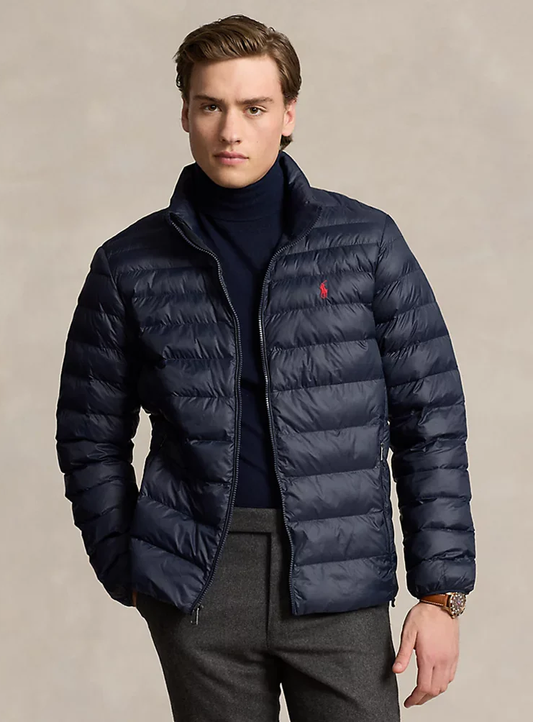 Rl Puffer Jacket Full Sleeves (Small Pony) Blue
